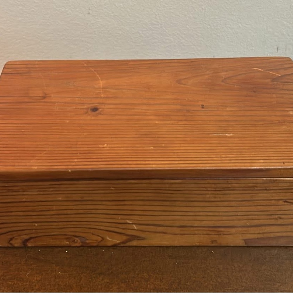 Wooden Storage Box - Picture 2 of 2
